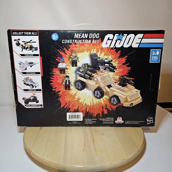 GI Joe Mean Dog Tank Construction Set Duke Hardball Wildcard Minifigure Open Box - Picture 2 of 9